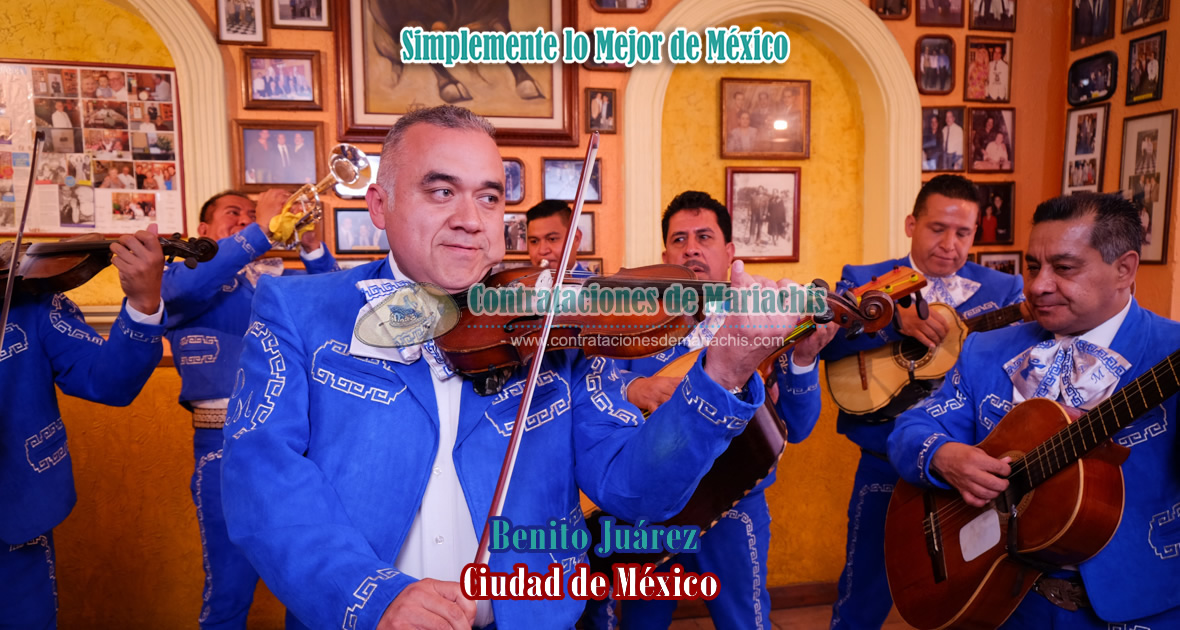 Mariachis en Benito Juárez
