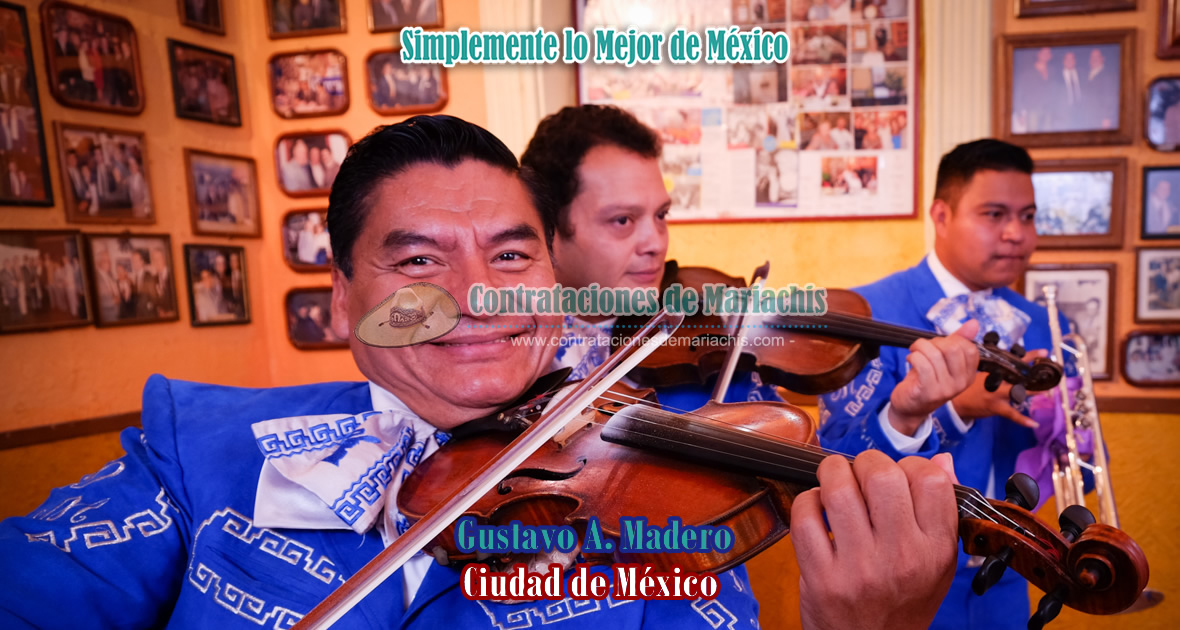 Mariachis en Gustavo A. Madero